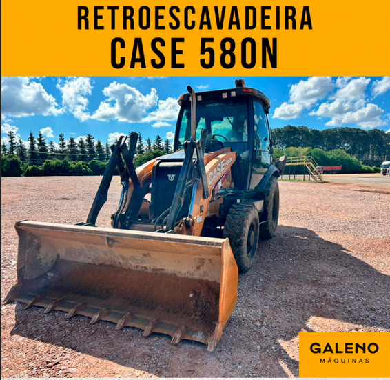Retroescavadeira CASE 580N